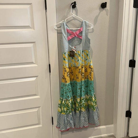 New Matilda Jane Brand Sweet Treat Maxi Dress Girls Teen Size 12 Floral Flower - Picture 13 of 15